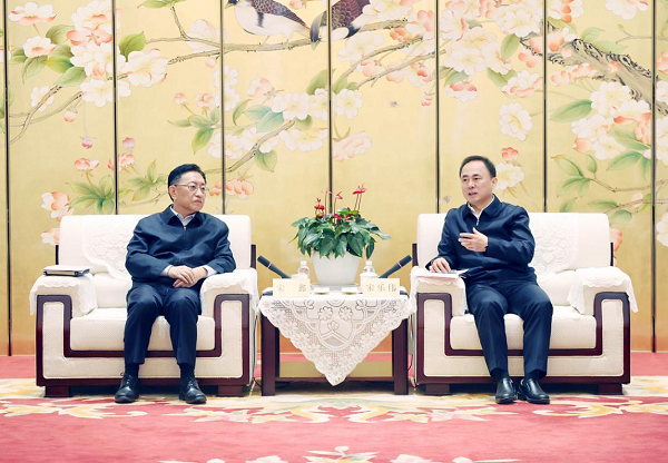 宋鑫拜会徐州市委书记宋乐伟