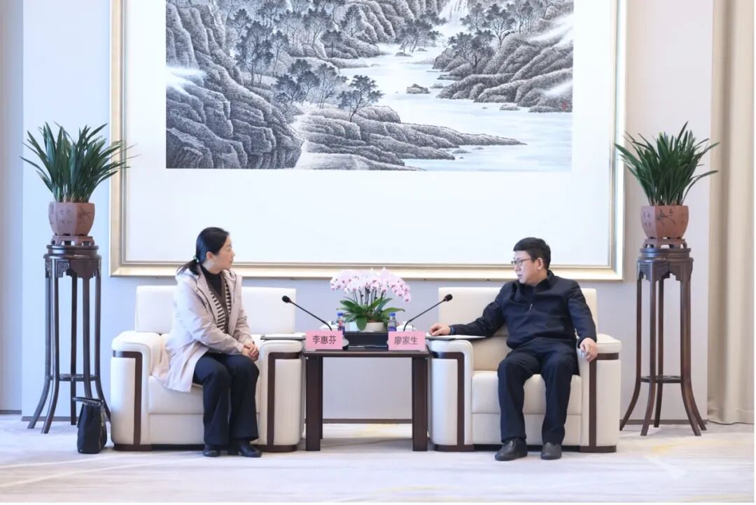 廖家生会见孝昌县委书记李惠芬