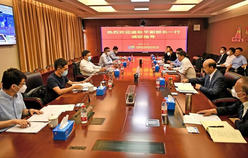 商务部党组成员、副部长盛秋平到中国储运调研